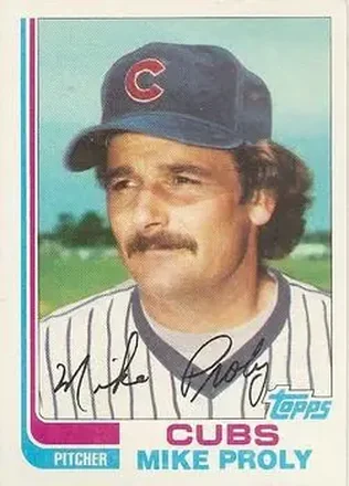1982 Topps Traded #92T - Mike Proly - Chicago Cubs 1982 Topps Traded #92T - Mike Proly - Chicago Cubs