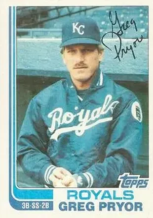 1982 Topps Traded #93T - Greg Pryor - Kansas City Royals