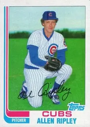 1982 Topps Traded #99T - Allen Ripley - Chicago Cubs 1982 Topps Traded #99T - Allen Ripley - Chicago Cubs