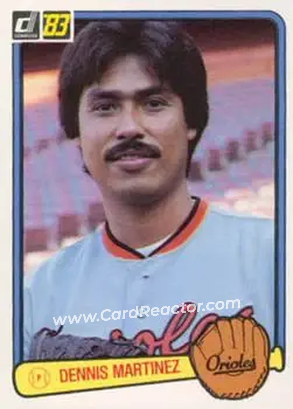 1983 Donruss #231 - Denny Martinez - Baltimore Orioles - Front