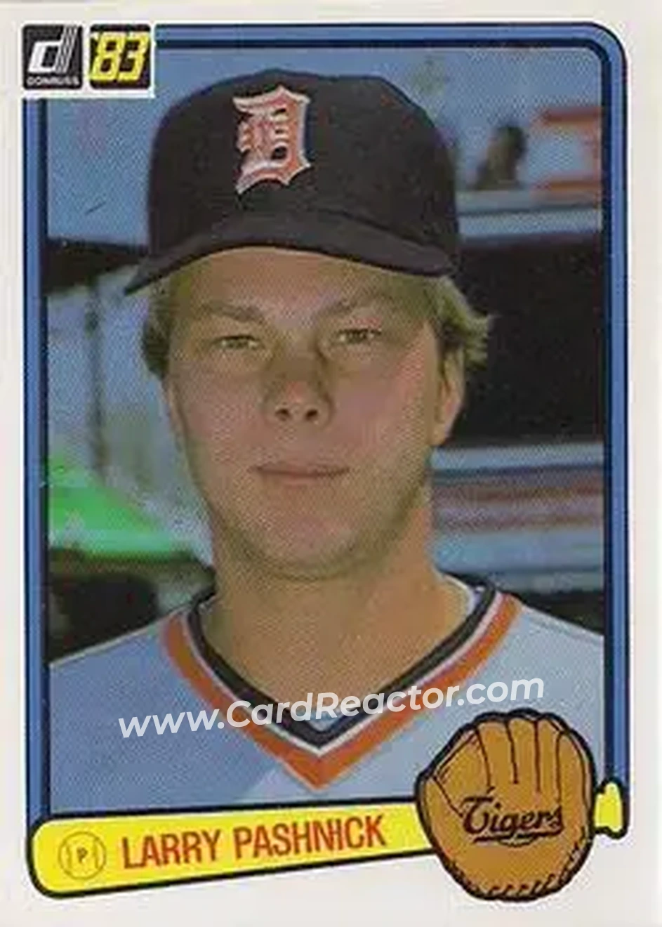 1983 Donruss #233 - Larry Pashnick - Detroit Tigers - Front 1983 Donruss #233 - Larry Pashnick - Detroit Tigers - Front