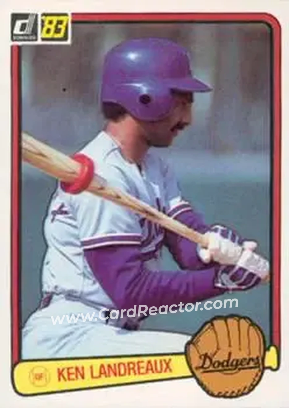 1983 Donruss #236 - Ken Landreaux - Los Angeles Dodgers - Front