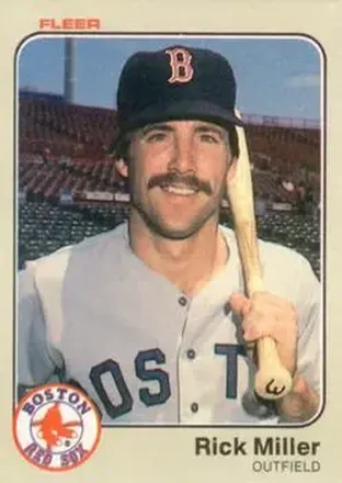 1983 Fleer #188 - Rick Miller - Boston Red Sox