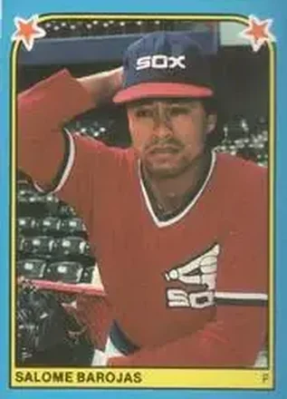 1983 Fleer Star Stickers #154 - Salome Barojas - Chicago White Sox