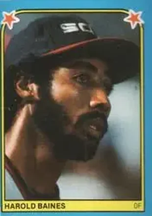 1983 Fleer Star Stickers #155 - Harold Baines - Chicago White Sox