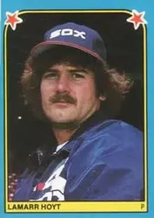 1983 Fleer Star Stickers #159 - LaMarr Hoyt - Chicago White Sox 1983 Fleer Star Stickers #159 - LaMarr Hoyt - Chicago White Sox