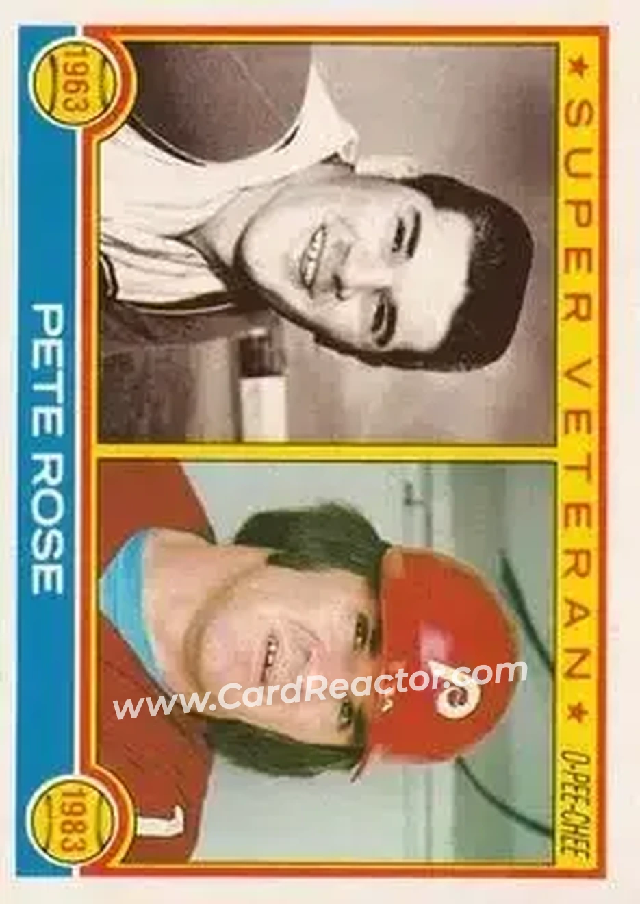 1983 O-Pee-Chee #101 - Pete Rose - Front