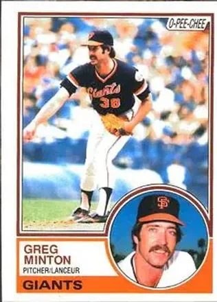 1983 O-Pee-Chee #107 - Greg Minton - San Francisco Giants