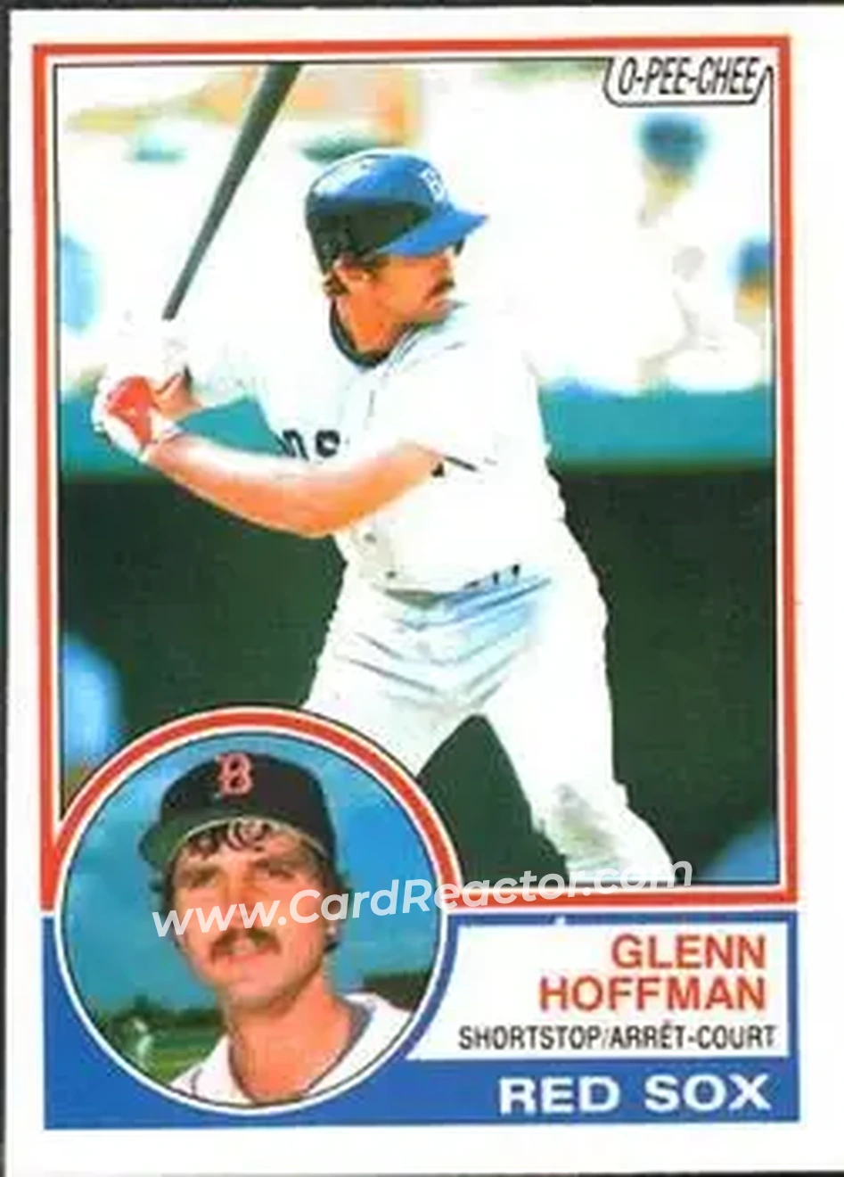 1983 O-Pee-Chee #108 - Glenn Hoffman - Boston Red Sox - Front