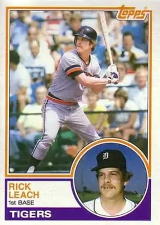 1983 Topps #147 - Rick Leach - Detroit Tigers