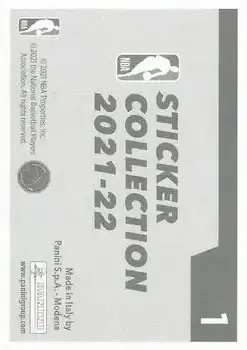 Back of Card #1