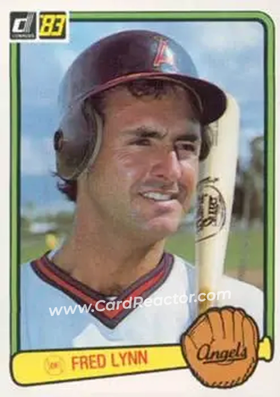 1983 Donruss #241 - Fred Lynn - California Angels - Front