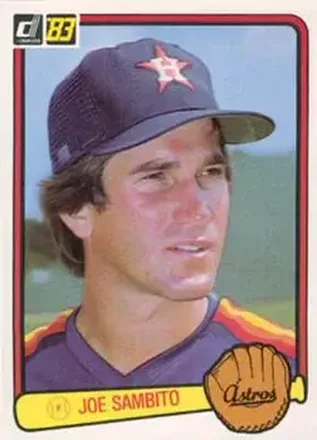1983 Donruss #244 - Joe Sambito - Houston Astros