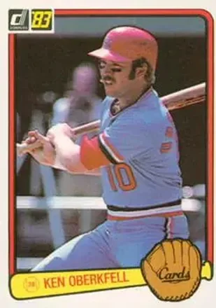 1983 Donruss #246 - Ken Oberkfell - St. Louis Cardinals 1983 Donruss #246 - Ken Oberkfell - St. Louis Cardinals