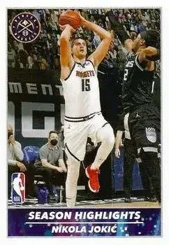2021-22 Panini NBA Sticker & Card Collection (European Edition) #5 Nikola Jokić