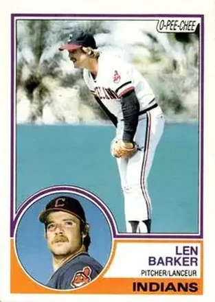 1983 O-Pee-Chee #120 - Len Barker - Cleveland Indians 1983 O-Pee-Chee #120 - Len Barker - Cleveland Indians