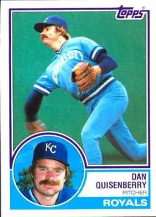 1983 Topps #155 - Dan Quisenberry - Kansas City Royals 1983 Topps #155 - Dan Quisenberry - Kansas City Royals