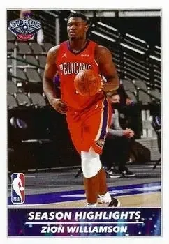 2021-22 Panini NBA Sticker & Card Collection (European Edition) #6 Zion Williamson