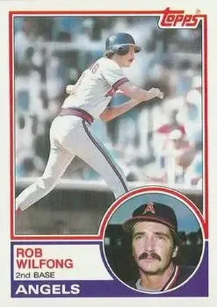 1983 Topps #158 - Rob Wilfong - California Angels