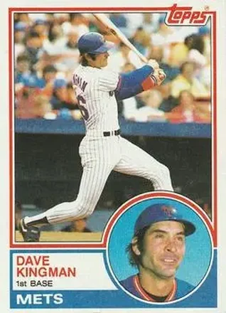 1983 Topps #160 - Dave Kingman - New York Mets
