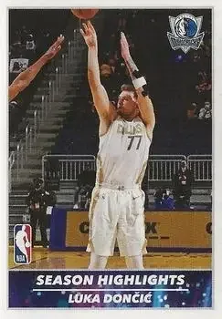 2021-22 Panini NBA Sticker & Card Collection (European Edition) #10 Luka Dončić