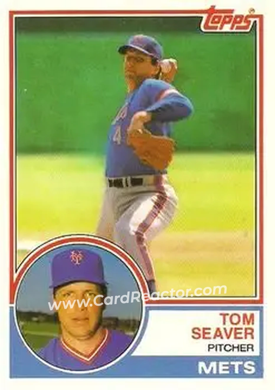 1983 Topps Traded #101T - Tom Seaver - New York Mets - Front