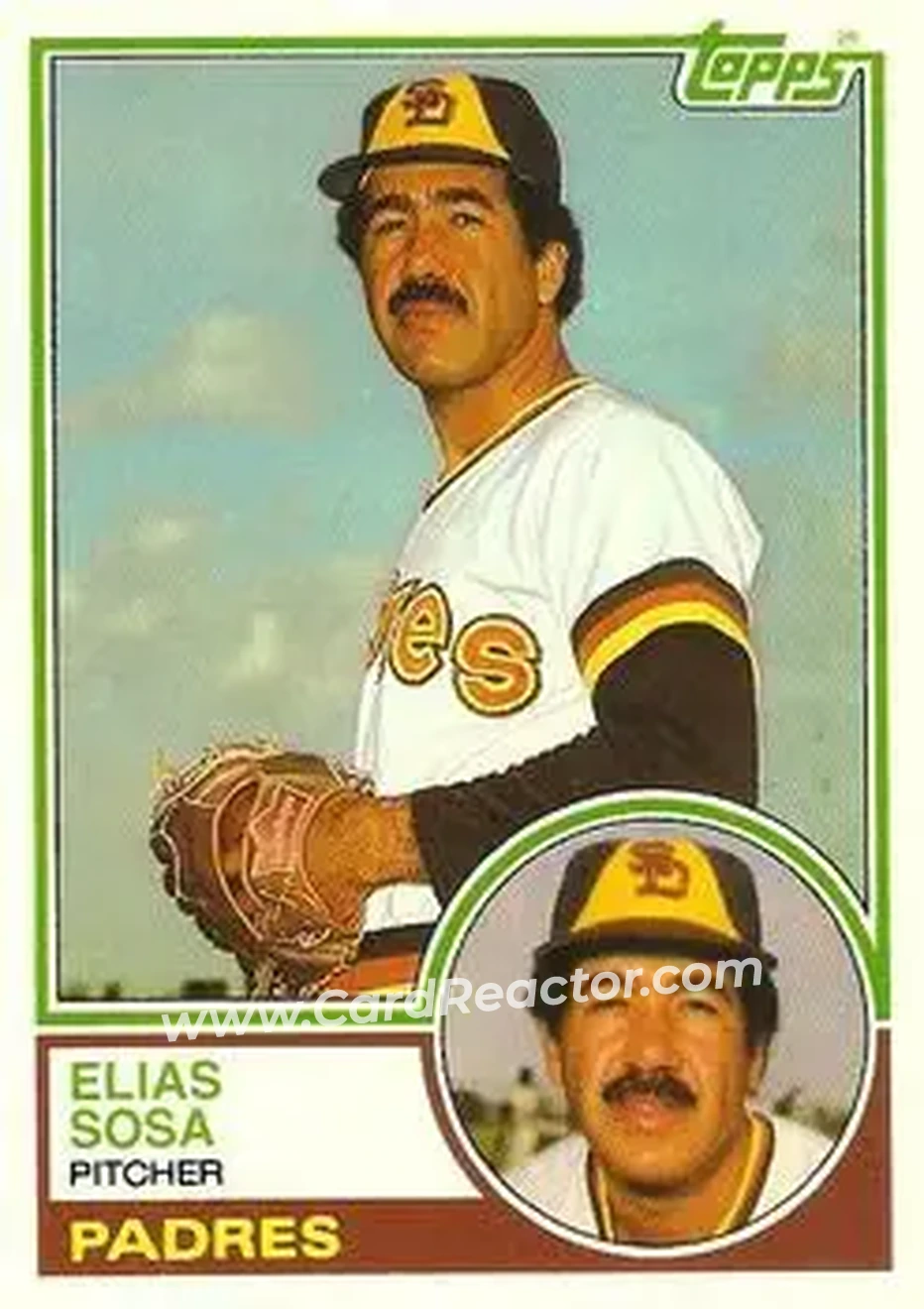 1983 Topps Traded #107T - Elias Sosa - San Diego Padres - Front