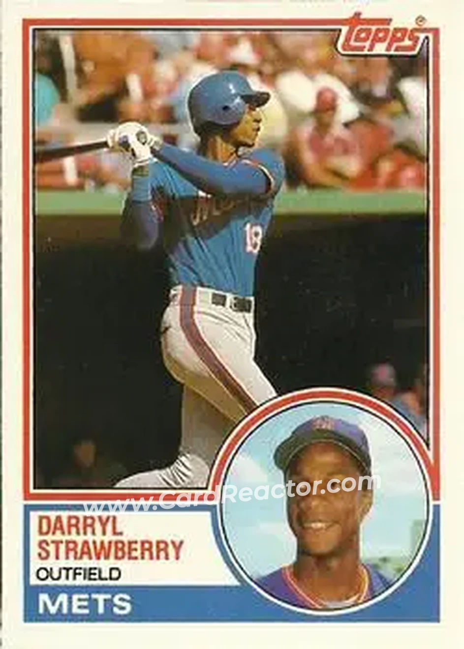 1983 Topps Traded #108T - Darryl Strawberry - New York Mets - Front 1983 Topps Traded #108T - Darryl Strawberry - New York Mets - Front