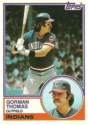 1983 Topps Traded #111T - Gorman Thomas - Cleveland Indians
