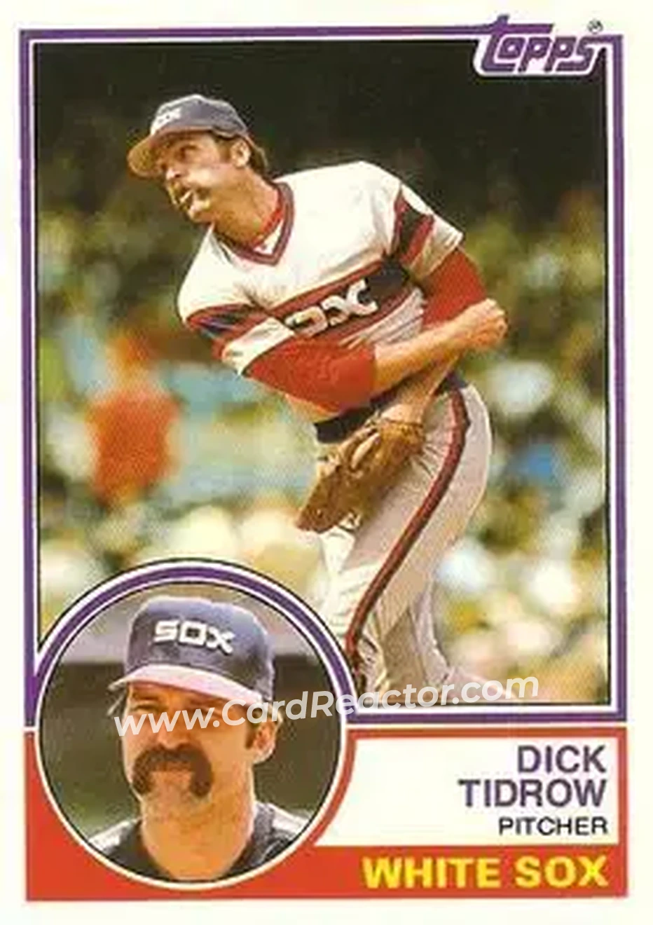 1983 Topps Traded #112T - Dick Tidrow - Chicago White Sox - Front