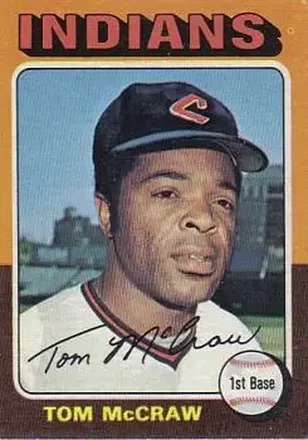 1975 Topps #482 - Tommy McCraw - Cleveland Indians