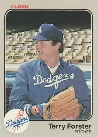 1983 Fleer #205 - Terry Forster - Los Angeles Dodgers 1983 Fleer #205 - Terry Forster - Los Angeles Dodgers