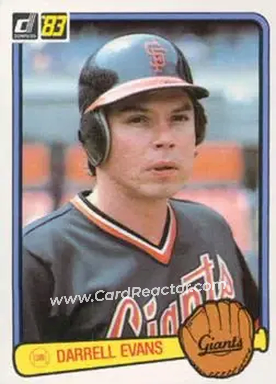 1983 Donruss #251 - Darrell Evans - San Francisco Giants - Front