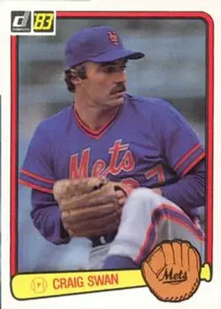 1983 Donruss #254 - Craig Swan - New York Mets