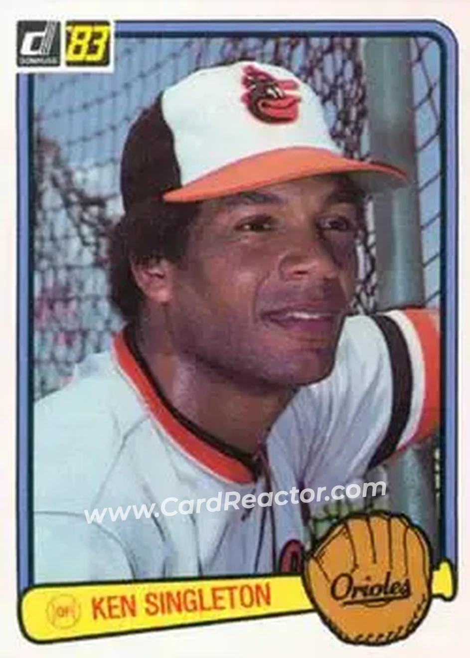 1983 Donruss #257 - Ken Singleton - Baltimore Orioles - Front 1983 Donruss #257 - Ken Singleton - Baltimore Orioles - Front