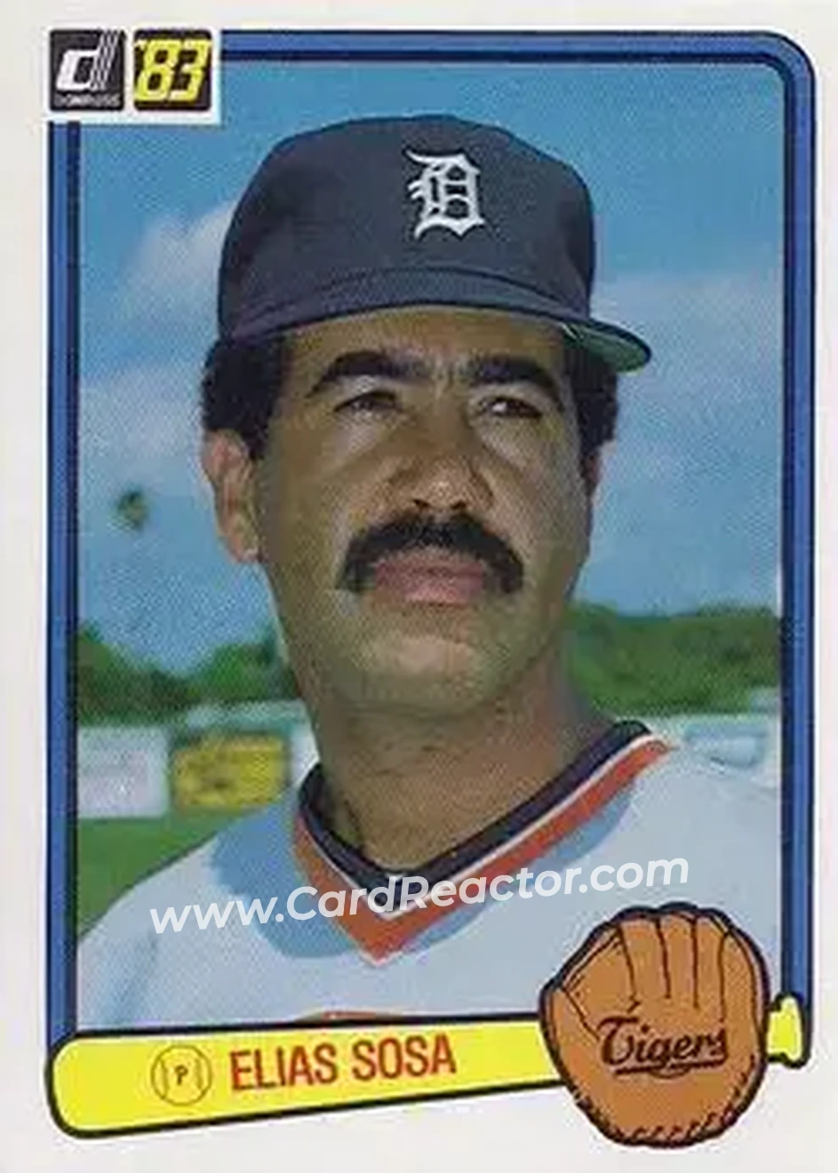 1983 Donruss #259 - Elias Sosa - Detroit Tigers - Front 1983 Donruss #259 - Elias Sosa - Detroit Tigers - Front