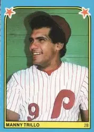 1983 Fleer Star Stickers #175 - Manny Trillo - Philadelphia Phillies