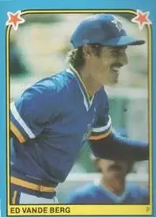 1983 Fleer Star Stickers #180 - Ed Vande Berg - Seattle Mariners