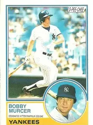 1983 O-Pee-Chee #122 - Bobby Murcer - New York Yankees