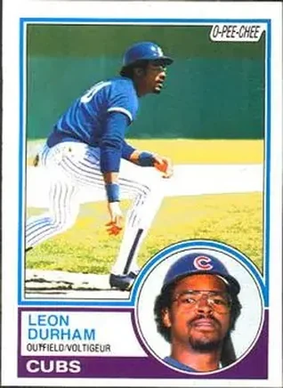1983 O-Pee-Chee #125 - Leon Durham - Chicago Cubs