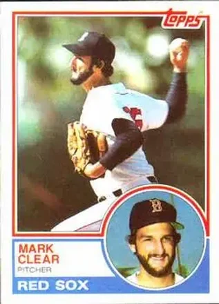 1983 Topps #162 - Mark Clear - Boston Red Sox 1983 Topps #162 - Mark Clear - Boston Red Sox