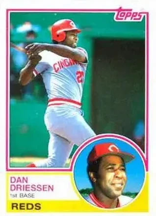 1983 Topps #165 - Dan Driessen - Cincinnati Reds