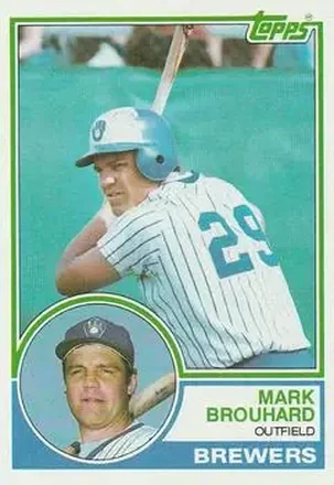 1983 Topps #167 - Mark Brouhard - Milwaukee Brewers 1983 Topps #167 - Mark Brouhard - Milwaukee Brewers
