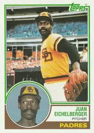 1983 Topps #168 - Juan Eichelberger - San Diego Padres