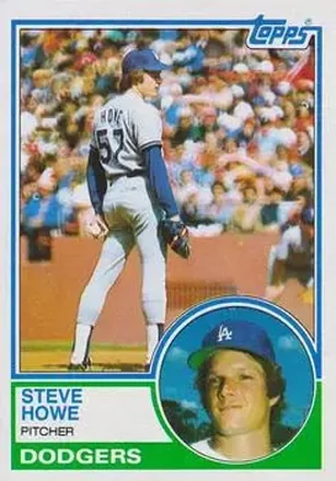 1983 Topps #170 - Steve Howe - Los Angeles Dodgers