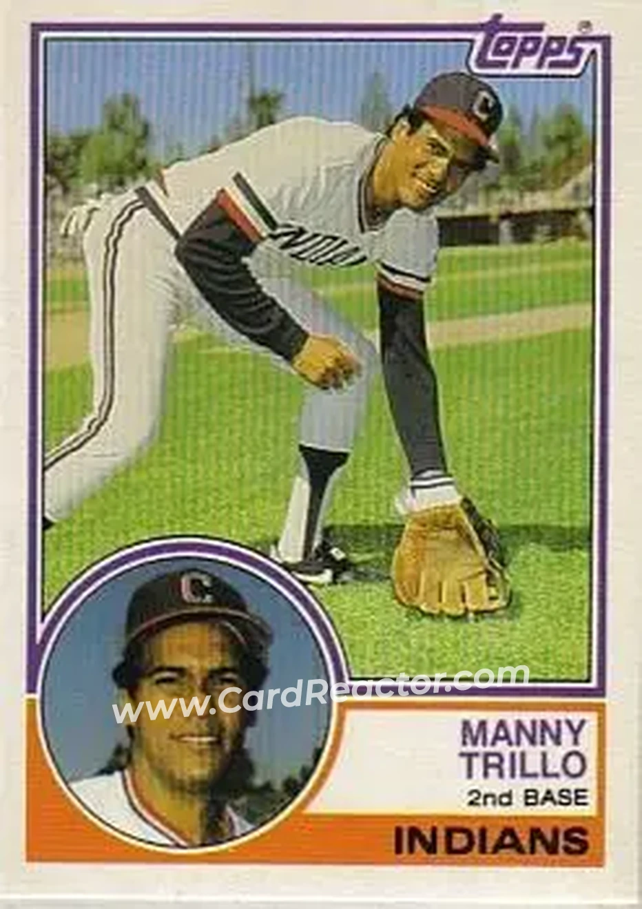 1983 Topps Traded #116T - Manny Trillo - Cleveland Indians - Front
