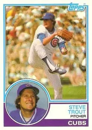 1983 Topps Traded #117T - Steve Trout - Chicago Cubs