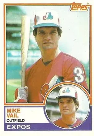 1983 Topps Traded #119T - Mike Vail - Montreal Expos