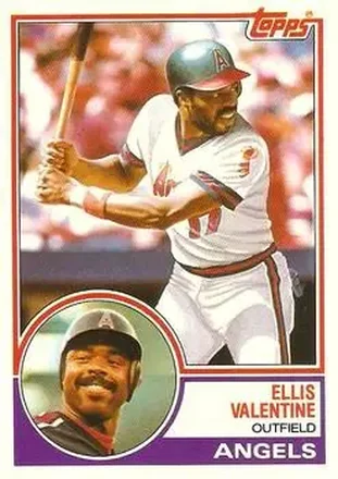1983 Topps Traded #120T - Ellis Valentine - California Angels