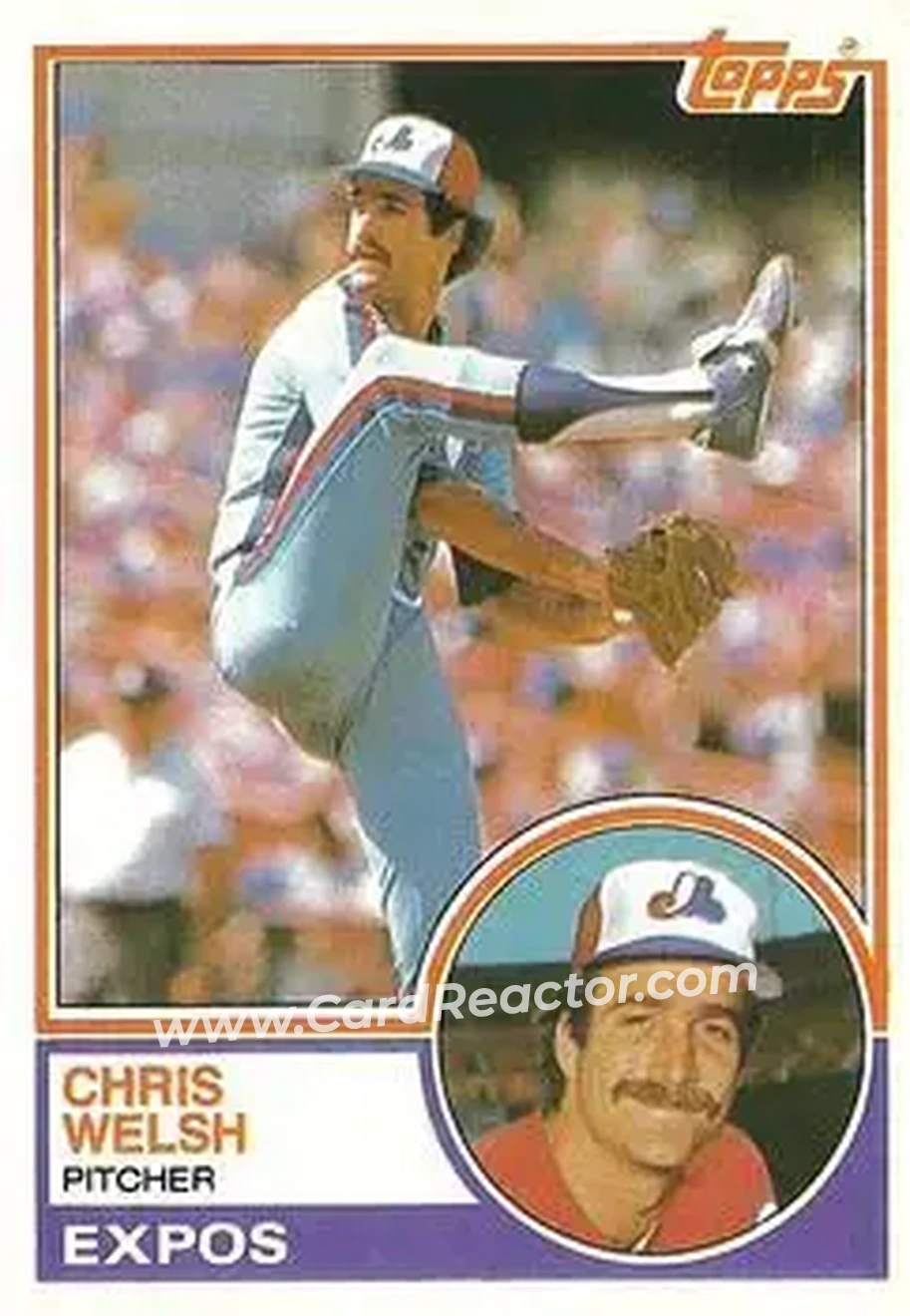 1983 Topps Traded #125T - Chris Welsh - Montreal Expos - Front 1983 Topps Traded #125T - Chris Welsh - Montreal Expos - Front
